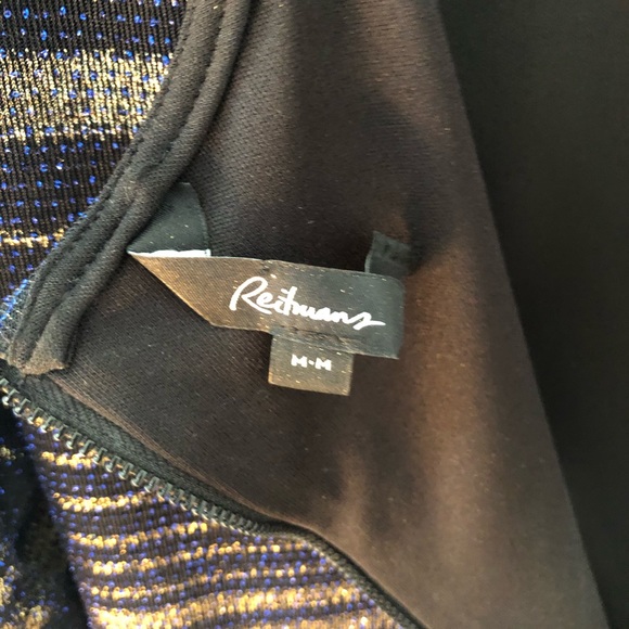 Reitmans Shimmer 3/4 sleeve Dress Size M - Picture 3 of 6